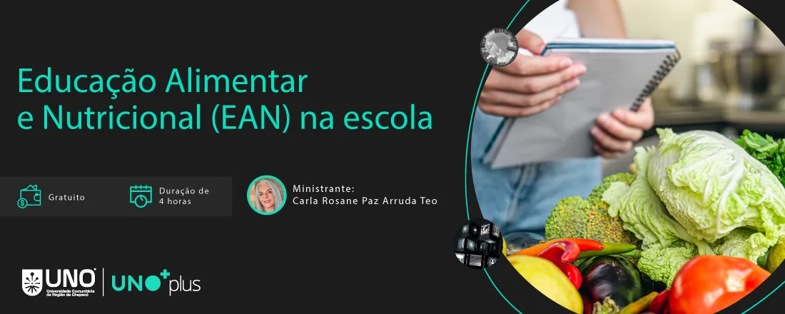 Educação Alimentar e Nutricional (EAN) na escola - 4 horas