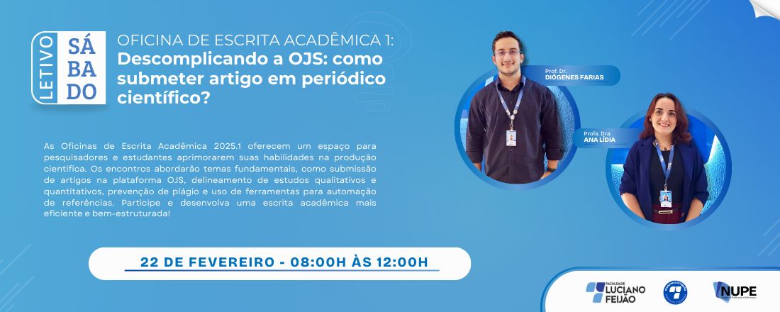 Oficinas de Escrita Acadêmica 2025.1