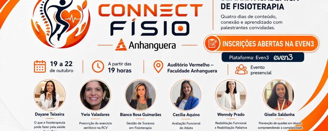 1º Jornada Connect Fisio - Faculdade Anhanguera Divinópolis