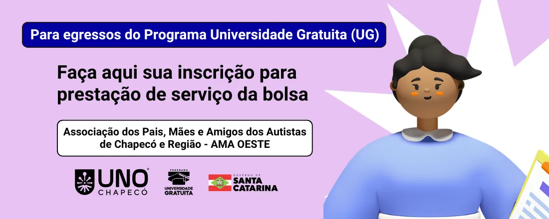 Oportunidade Contrapartida UG (2026/1) - AMA Oeste