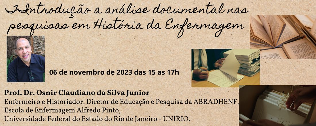 Introdução a análise documental nas pesquisas em História da Enfermagem