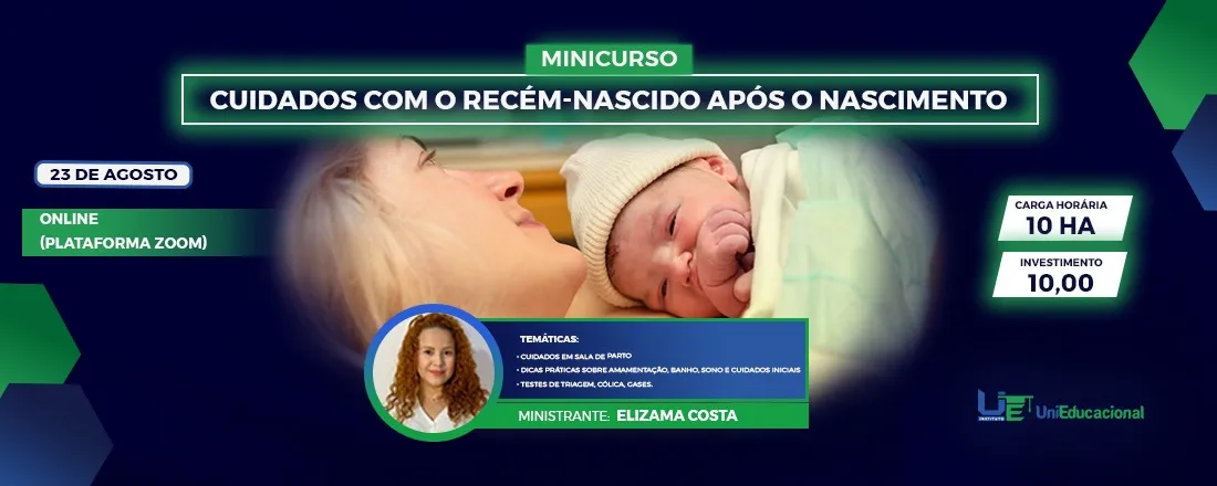 MINICURSO CUIDADOS COM O RECÉM – NASCIDO APÓS O NASCIMENTO