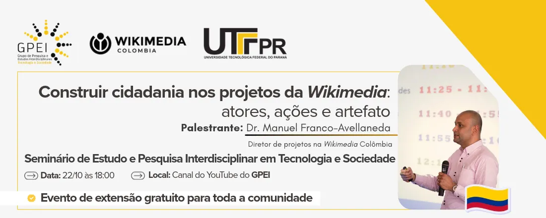 Seminário de Estudo e Pesquisa Interdisciplinar em Tecnologia e Sociedade: Construir cidadania nos projetos da Wikimedia
