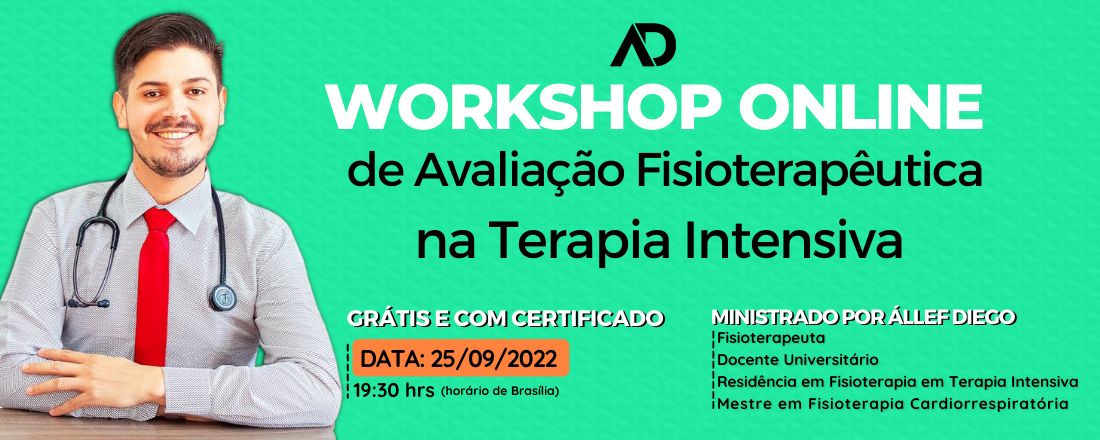 Workshop Online de Avaliação Fisioterapêutica na Terapia Intensiva