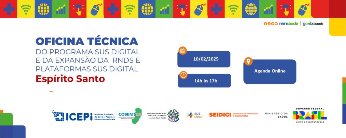 Oficina Técnica de Expansão da RNDS e Plataformas Sus Digital no Espírito Santo