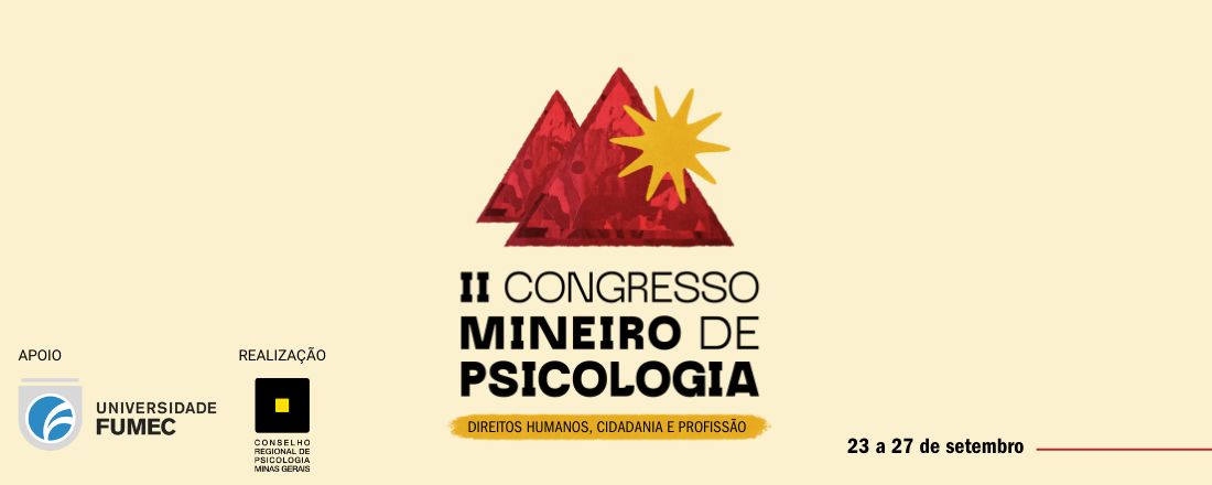 II Congresso Mineiro de Psicologia - Direitos Humanos, Cidadania e Profissão