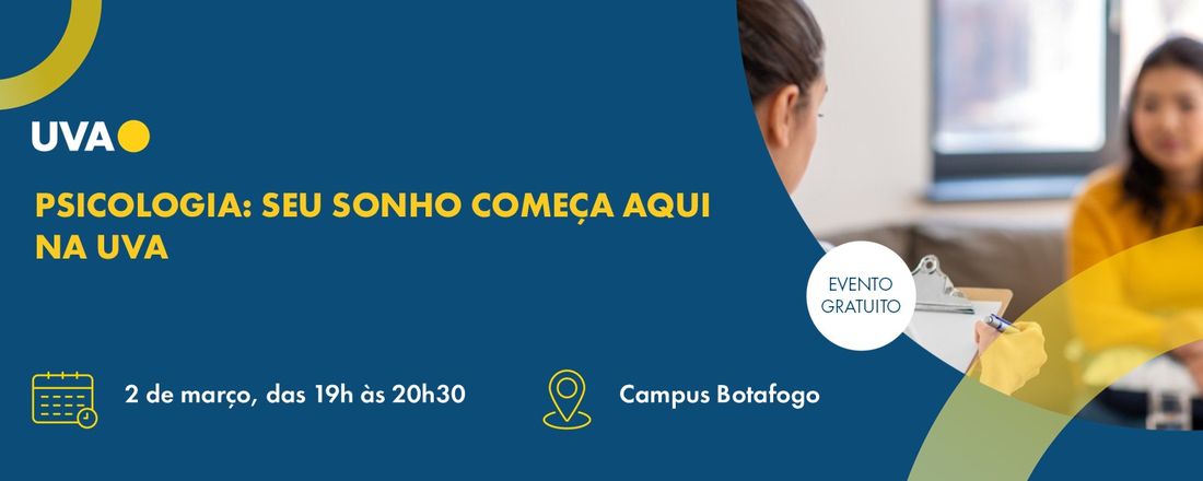 Psicologia: seu sonho começa aqui na UVA