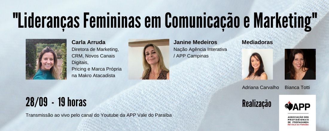 Lideranças femininas em Comunicação e Marketing