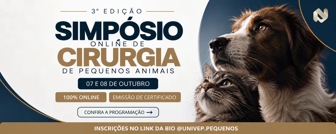3° Edição - Simpósio Online de Cirurgia de Pequenos Animais