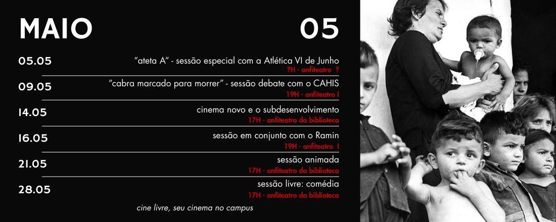 Cine Livre - Maio