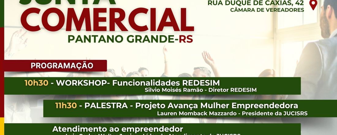 Treinamento Junta Comercial - Pantano Grande - RS