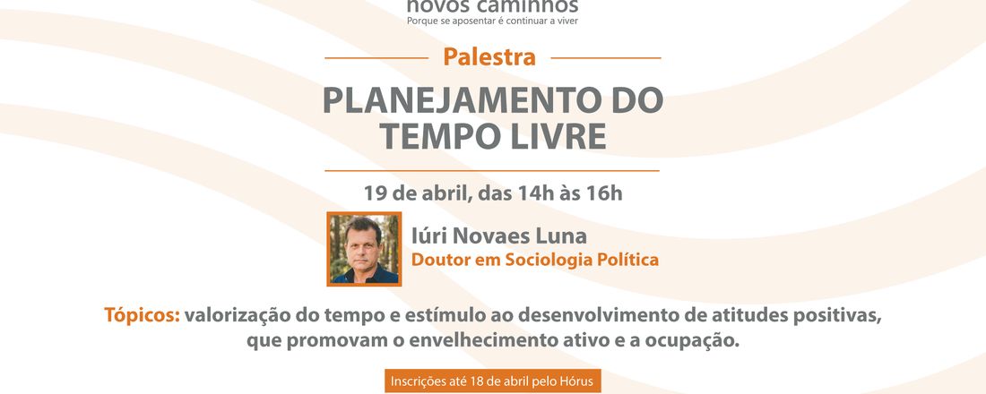 PLANEJAMENTO DO TEMPO LIVRE