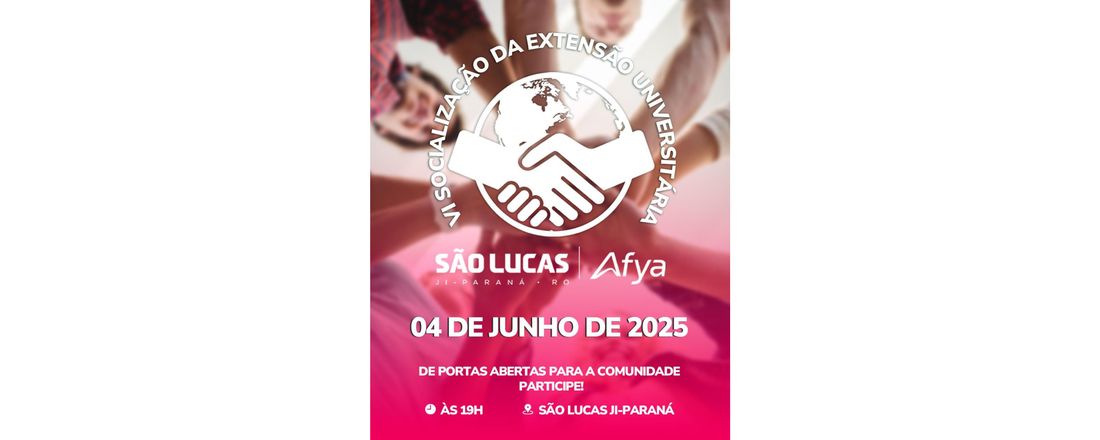 VI Socialização da Extensão Universitária