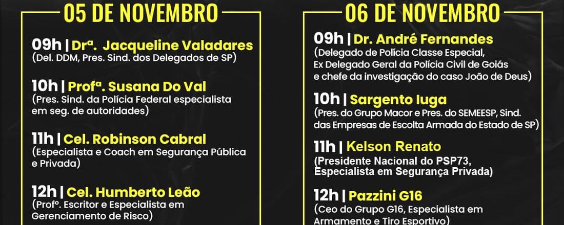 2º Seminário Paulista de Segurança Pública e Privada