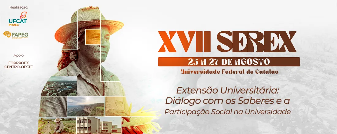 XVII Serex - Seminário Regional de Extensão Universitária da Região Centro-Oeste