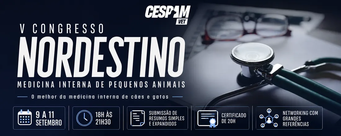 5ª edição do Congresso Nordestino de Medicina Interna de Pequenos Animais