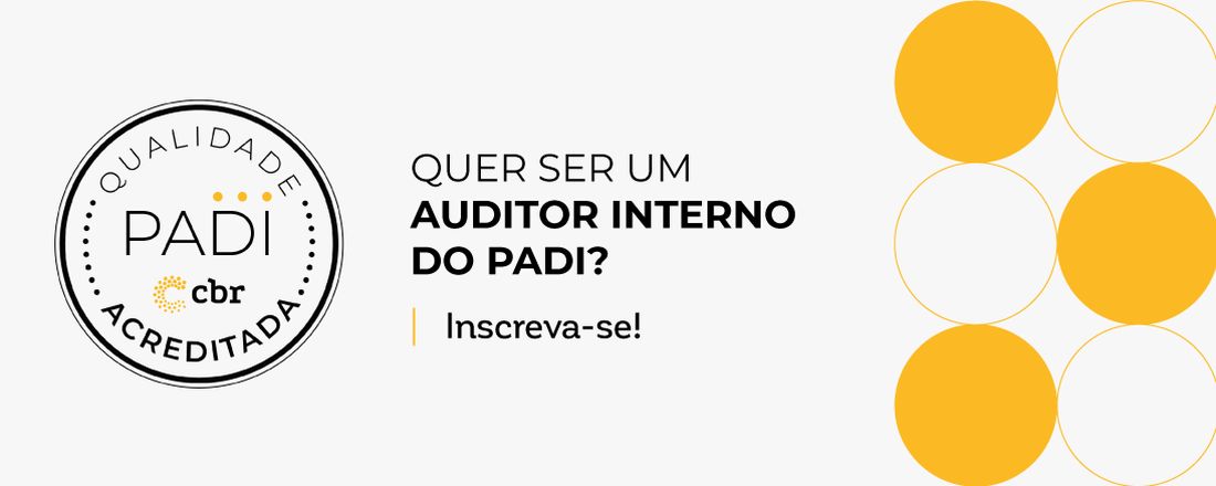 Curso de Auditor Interno Norma PADI 5ª Edição