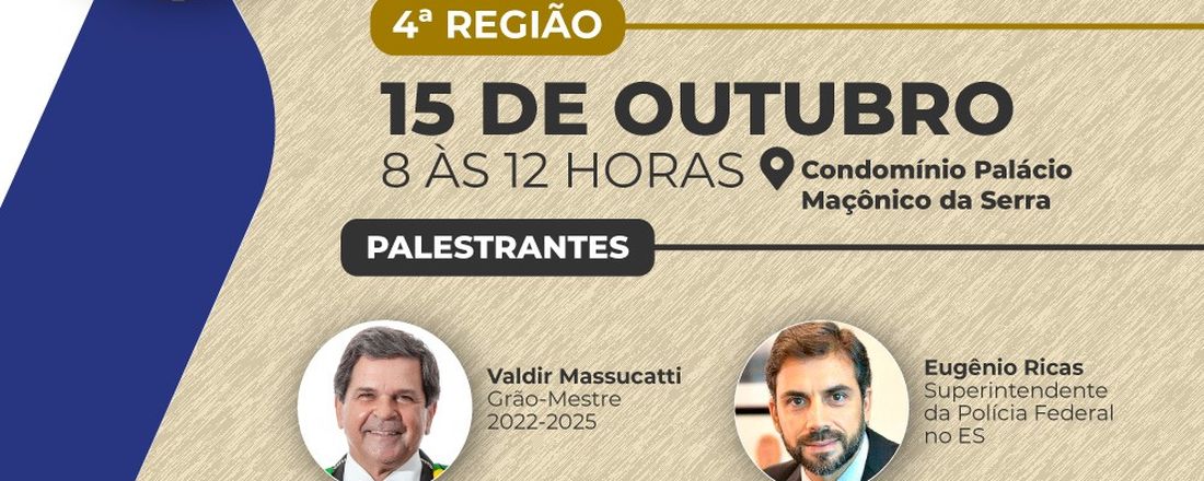 Seminário Maçônico GLMEES - 4ª Região