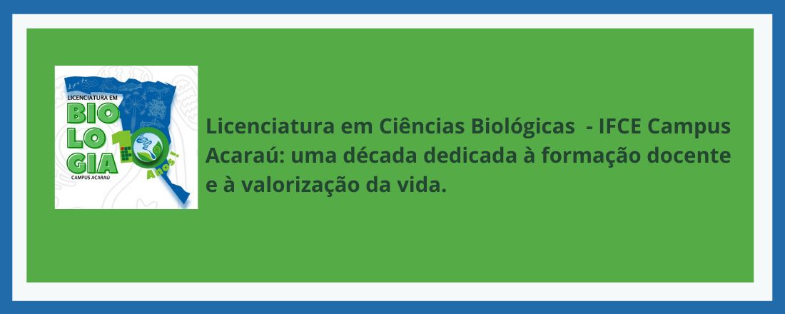 10 anos BIO - IFCE Acaraú