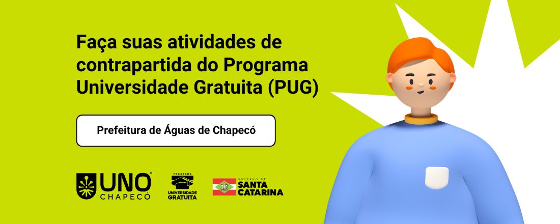 Oportunidade  Contrapartida  PUG (2025/1) - Prefeitura de Águas de Chapecó