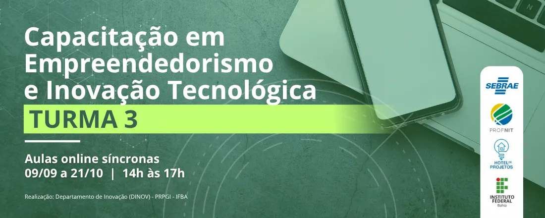 Capacitação em Empreendedorismo e Inovação Tecnológica - Turma 3