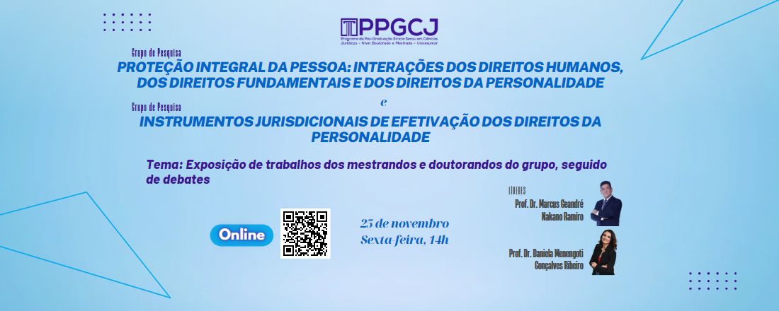 PROTEÇÃO INTEGRAL DA PESSOA: INTERAÇÕES DOS DIREITOS HUMANOS, DOS DIREITOS FUNDAMENTAIS E DOS DIREITOS DA PERSONALIDADE