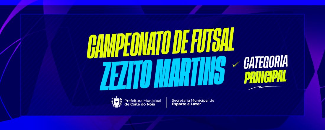 5° Campeonato Coitenense de Futsal José Arthur - Principal