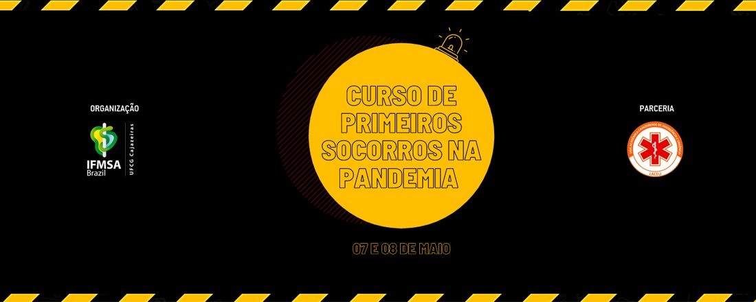 Curso Intensivo de Primeiros Socorros na Pandemia