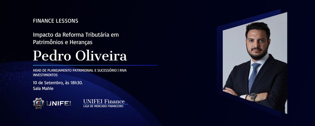 Finance Lessons - Pedro Oliveira | Riva Investimentos