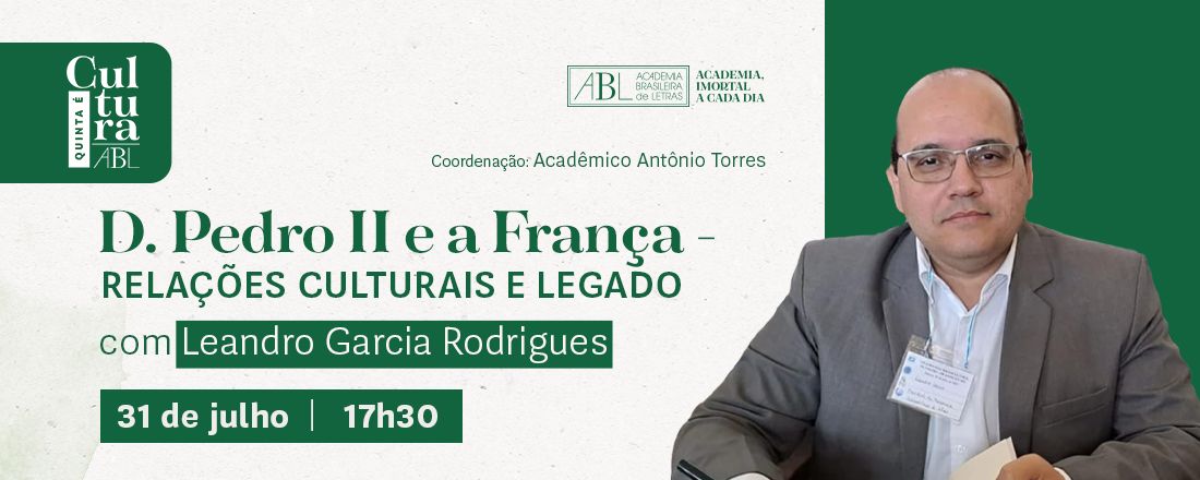 D. Pedro II e a França - relações culturais e legado