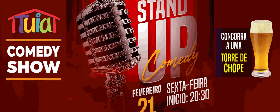 STAND UP COMEDY EM CURITIBA | TUIA COMEDY SHOW
