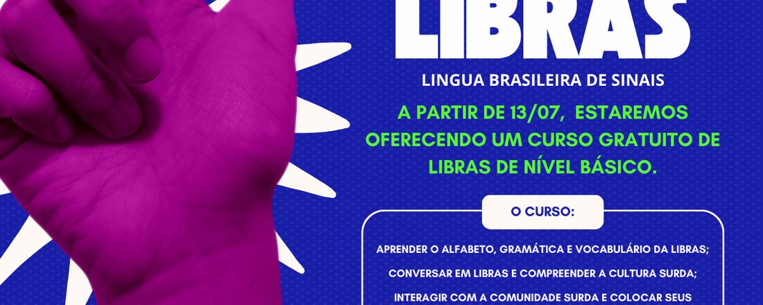Curso Básico de Libras presencial