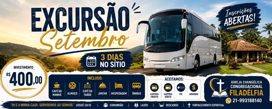 Excursão Setembro 2026 IECF
