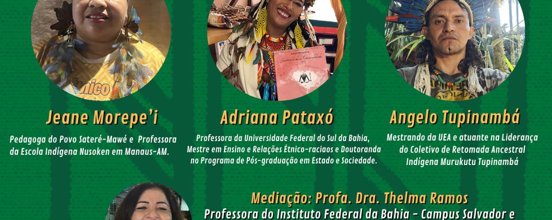 Agosto Indígena 2025 - Narrativas Plurais Indígenas, Educação e Direitos Humanos III