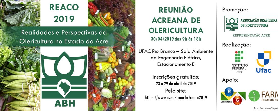 REUNIÃO ACREANA DE OLERICULTURA – REACO 2019