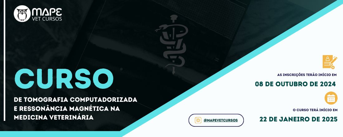 Curso De Tomografia Computadorizada E Ressonância Magnética Na Medicina Veterinária