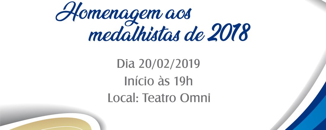 Homenagem aos Medalhistas 2018