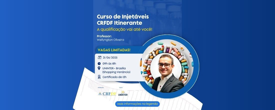 Curso de Injetáveis CRF/DF Itinerante.