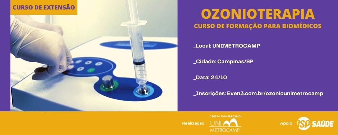 Ozonioterapia - Curso de Formação para Biomédicos