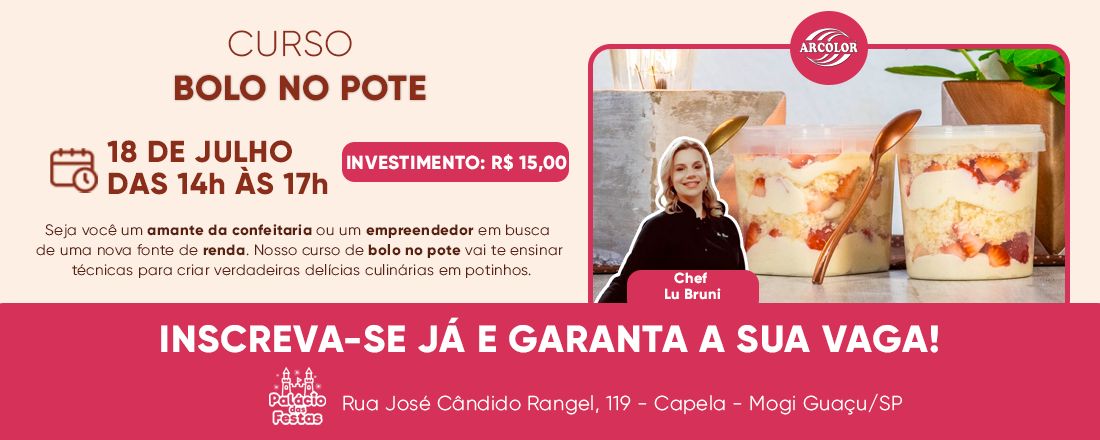 Curso - Bolo no Pote