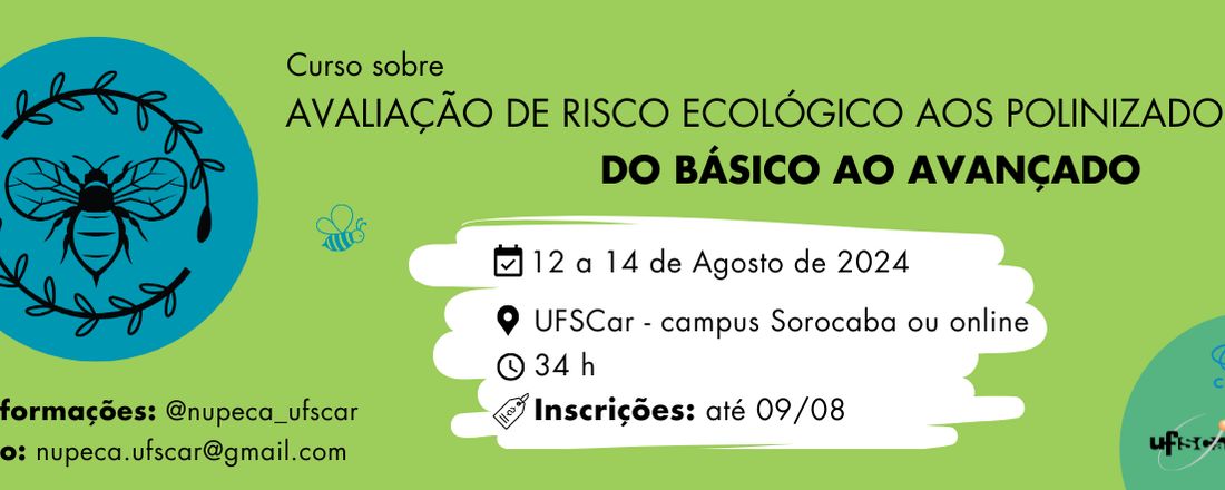 Avaliação de risco ecológico aos polinizadores: do básico ao avançado