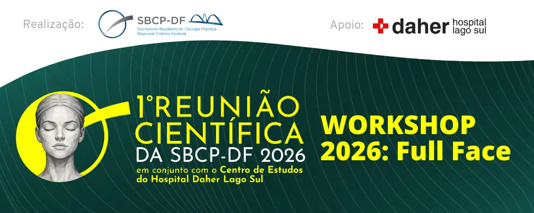1° WORKSHOP 2026: Full Face Lifting endoscópico frontal + deep plane + deep neck com tratamento de glândulas submandibulares