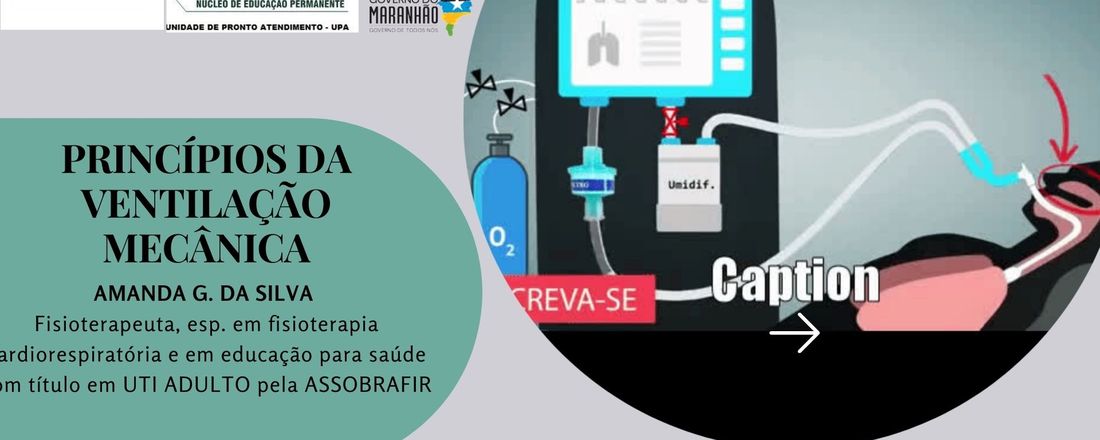 PRINCÍPIOS DA VENTILAÇÃO MECÂNICA