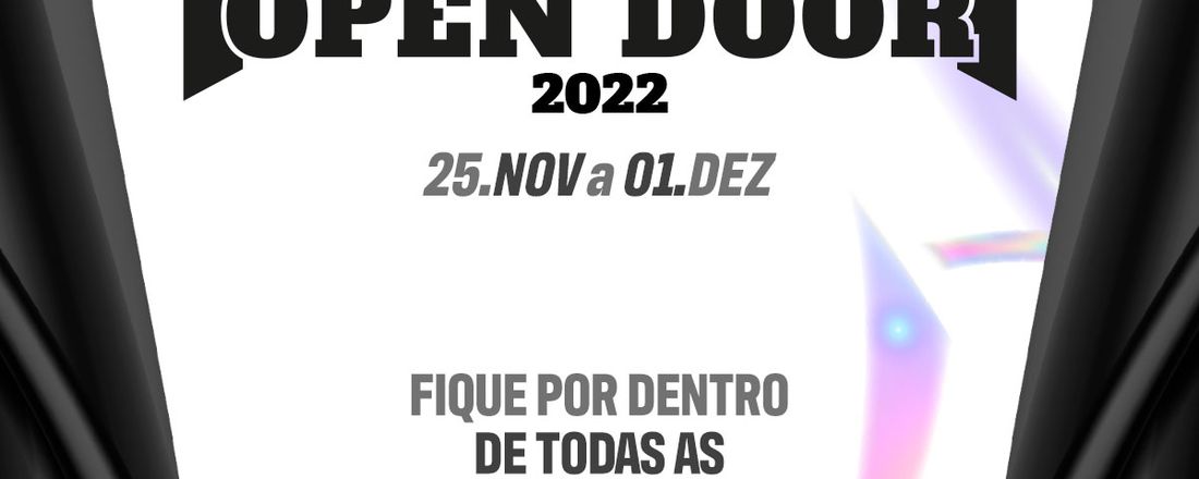 OPEN DOOR 2022 - PROGRAMAÇÃO