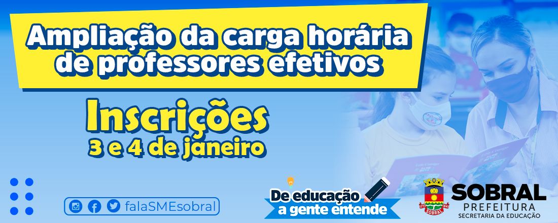 Ampliação da Carga Horária de Professores Efetivos 2022