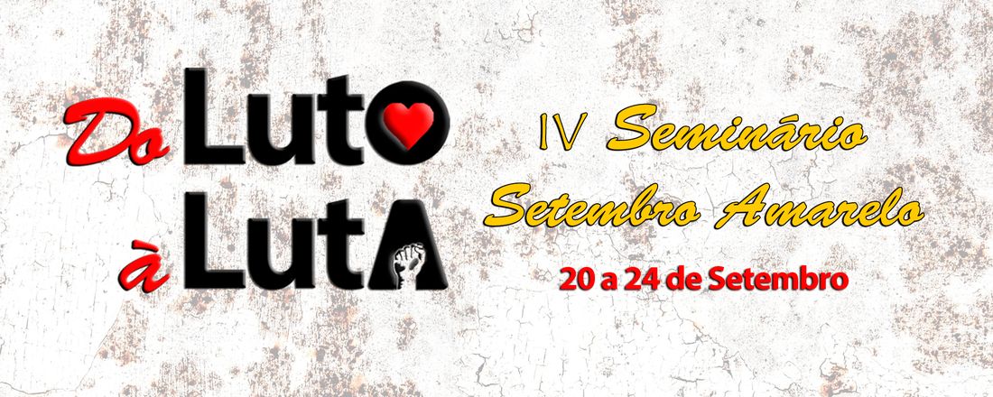 Seminário Setembro Amarelo: Do Luto à Luta