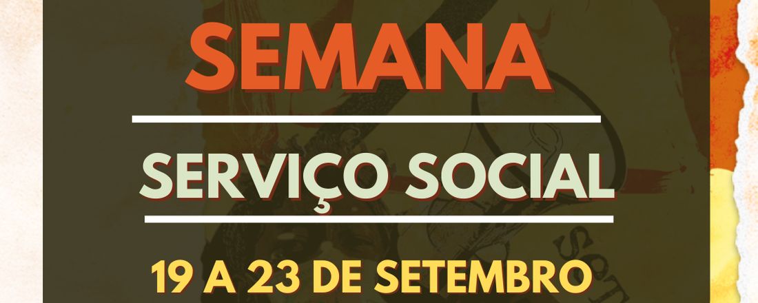 SEMANA DE SERVIÇO SOCIAL