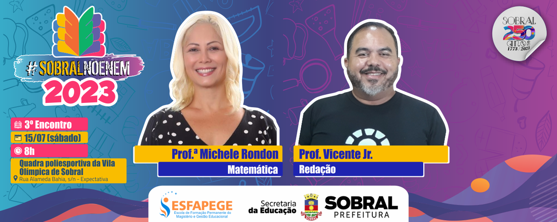 3º Encontro do #SobralNoEnem 2023