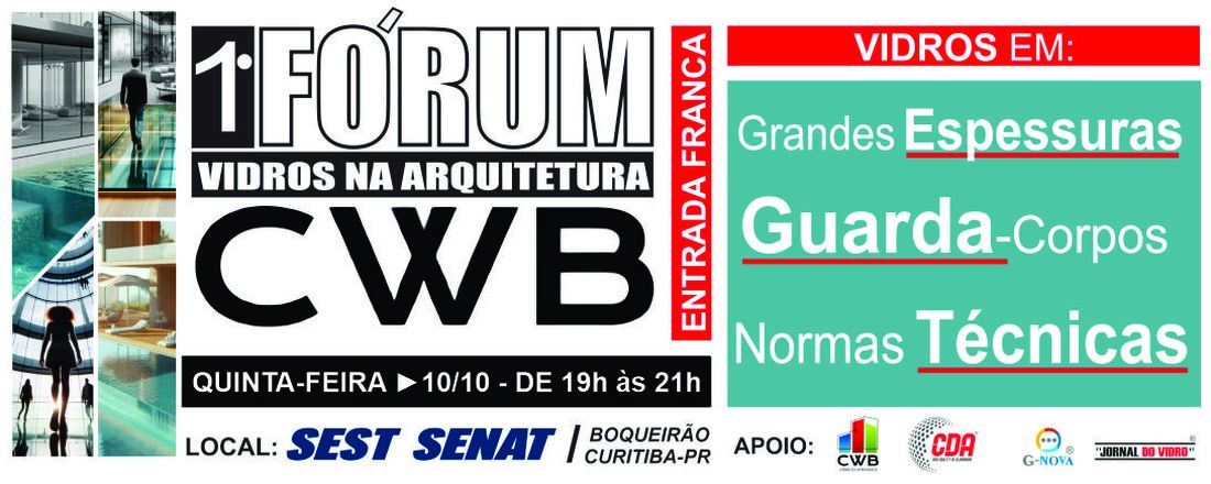 1º FORUM CWB VIDROS NA ARQUITETURA