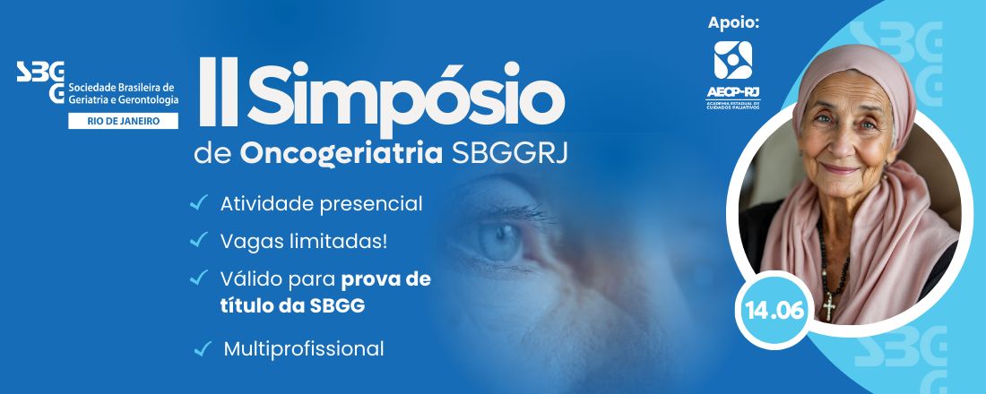 II Simpósio de Oncogeriatria - Inovação de Ponta a Ponta